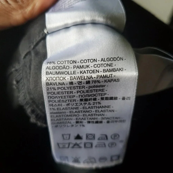 LEVIS | NWOT Mile High Super Skinny Black Denim Jeans (Size 25) - Picture 7 of 7